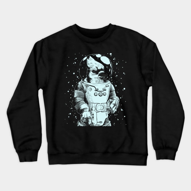 Captain Galactibeak! Crewneck Sweatshirt by ArtistJerryBennett